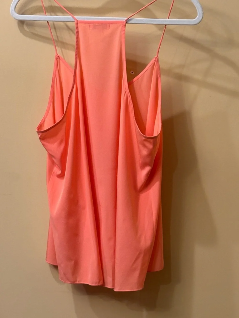Johnny Was Silk Blend Camisole Size Large Coral Flowy Tank Top Boho - Picture 3 of 5